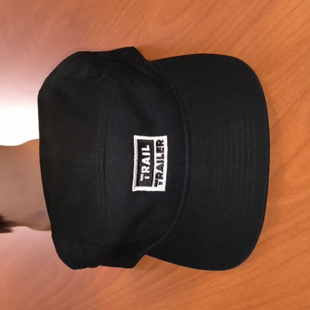 Trail Trailer 5-Panel Embroidered Logo Strapback Hat Cap